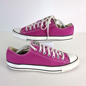 Converse All Star Chuck Taylor Ox Purple Canvas Low Top Sneakers Men's 10 W 12